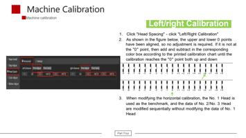 Leftright Calibration 1 Click Head Spacing click LeftRight (Page 40 / 67) F2-6090 UV Flatbed Printer Product Installation and Operation Instructions